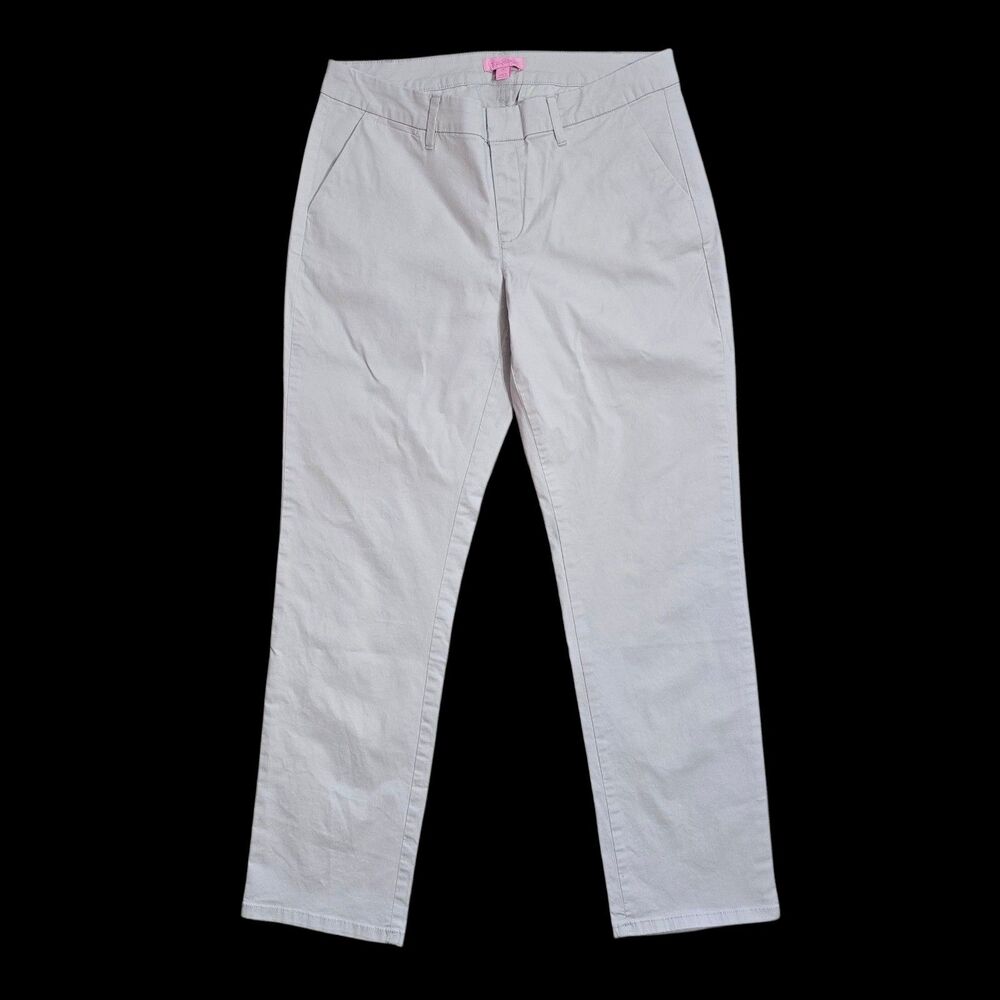 Lilly Pulitzer cream breathable dress pants  trousers Sz8